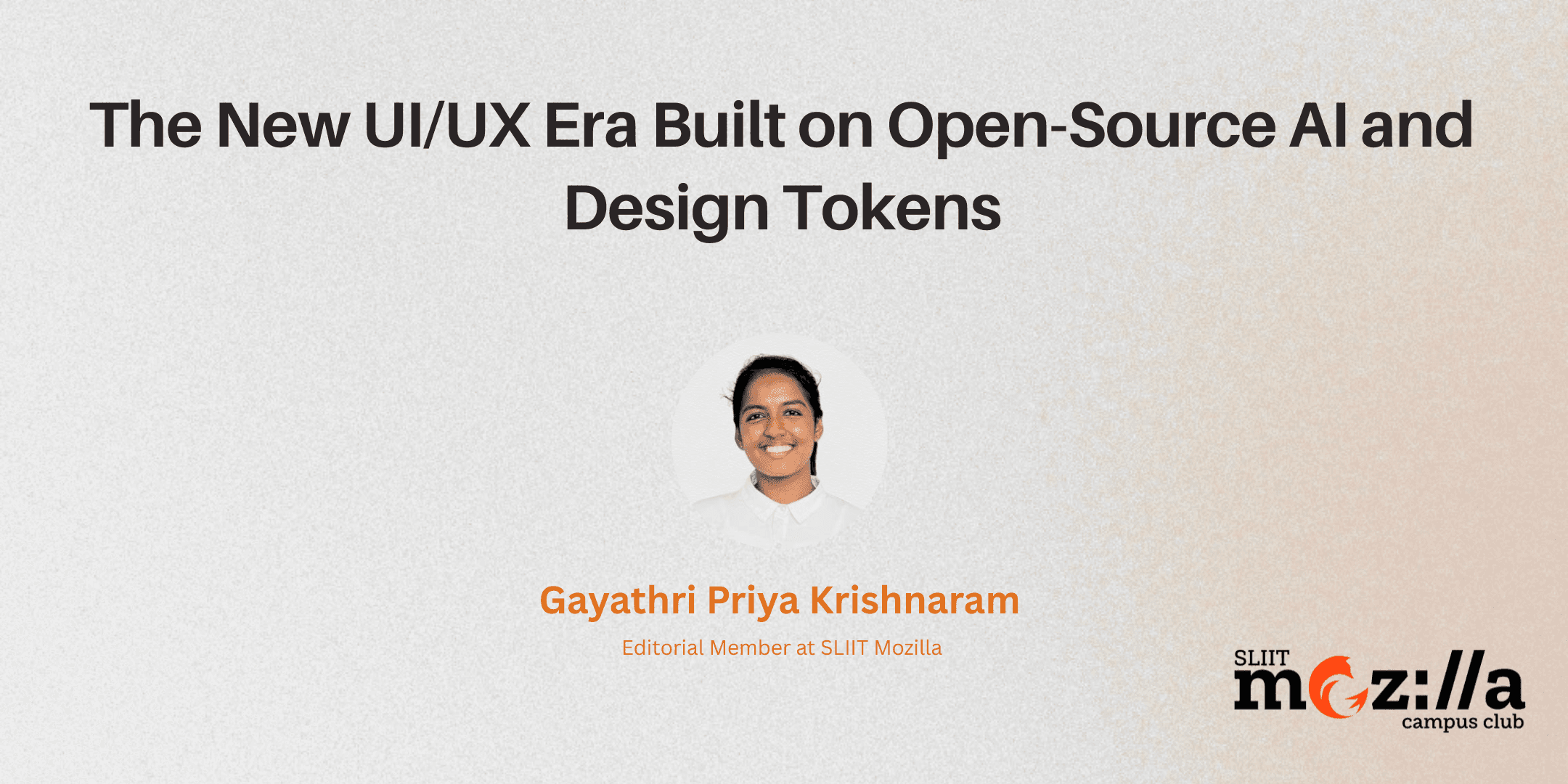 The New UI/UX Era Built on Open-Source AI and Design Tokens